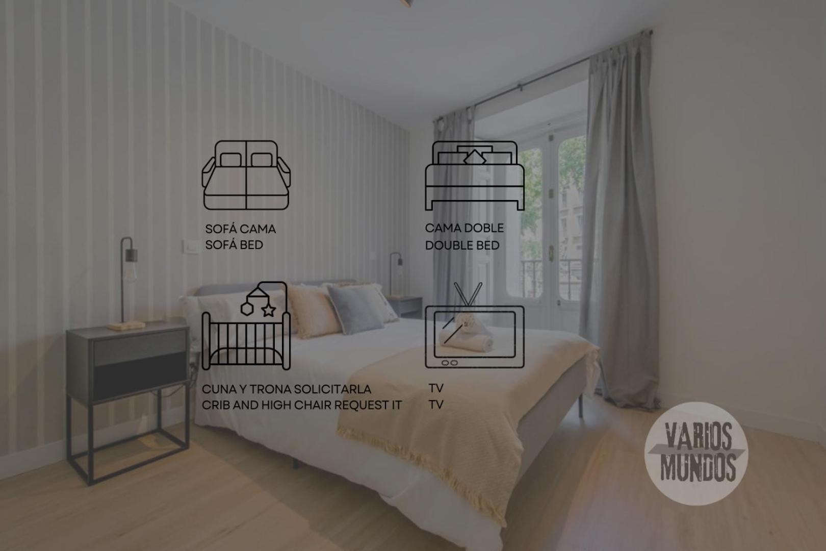 Spacious New Aparment Para 8Pax En La Plaza De Tirso E1 Madryt Zewnętrze zdjęcie